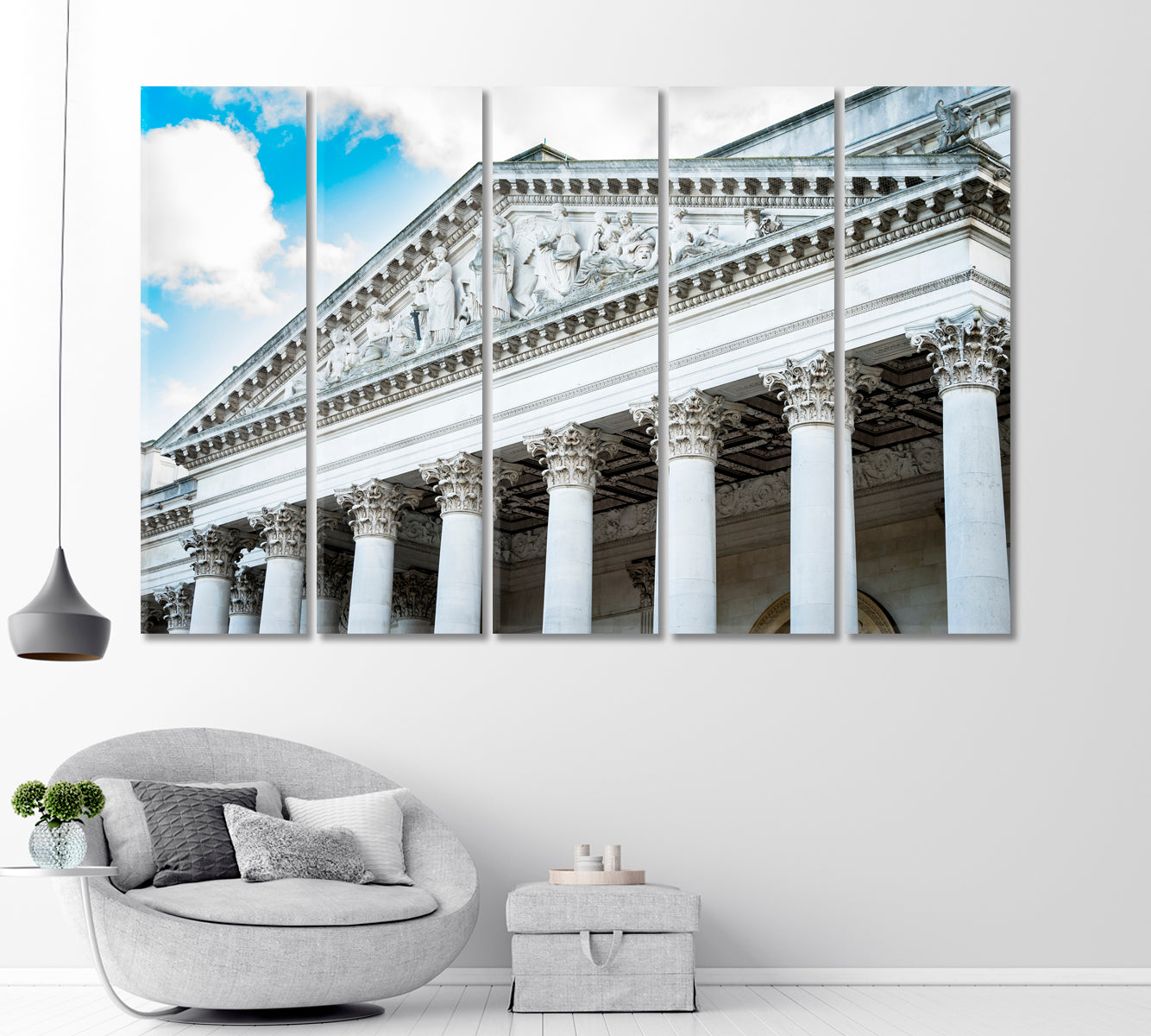 Fitzwilliam Museum Cambridge UK Canvas Print-Canvas Print-CetArt-1 Panel-24x16 inches-CetArt