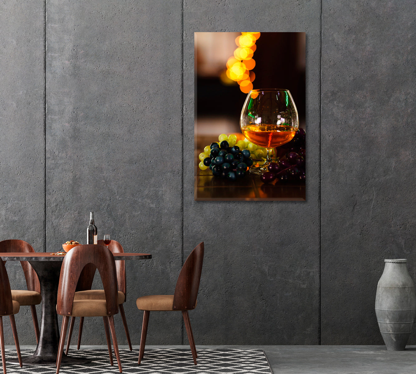 Still Life Glass of French Cognac Brandy Canvas Print-Canvas Print-CetArt-1 panel-16x24 inches-CetArt