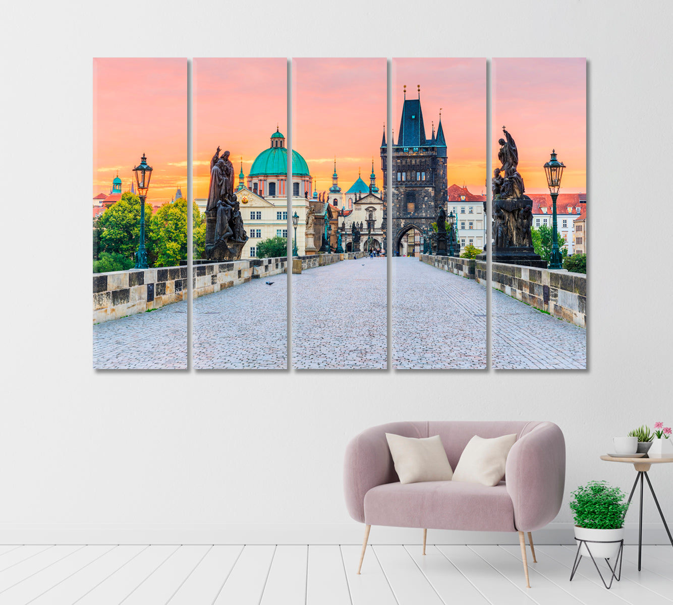 Prague Old Town Square at Sunrise Czech Republic Canvas Print-Canvas Print-CetArt-1 Panel-24x16 inches-CetArt