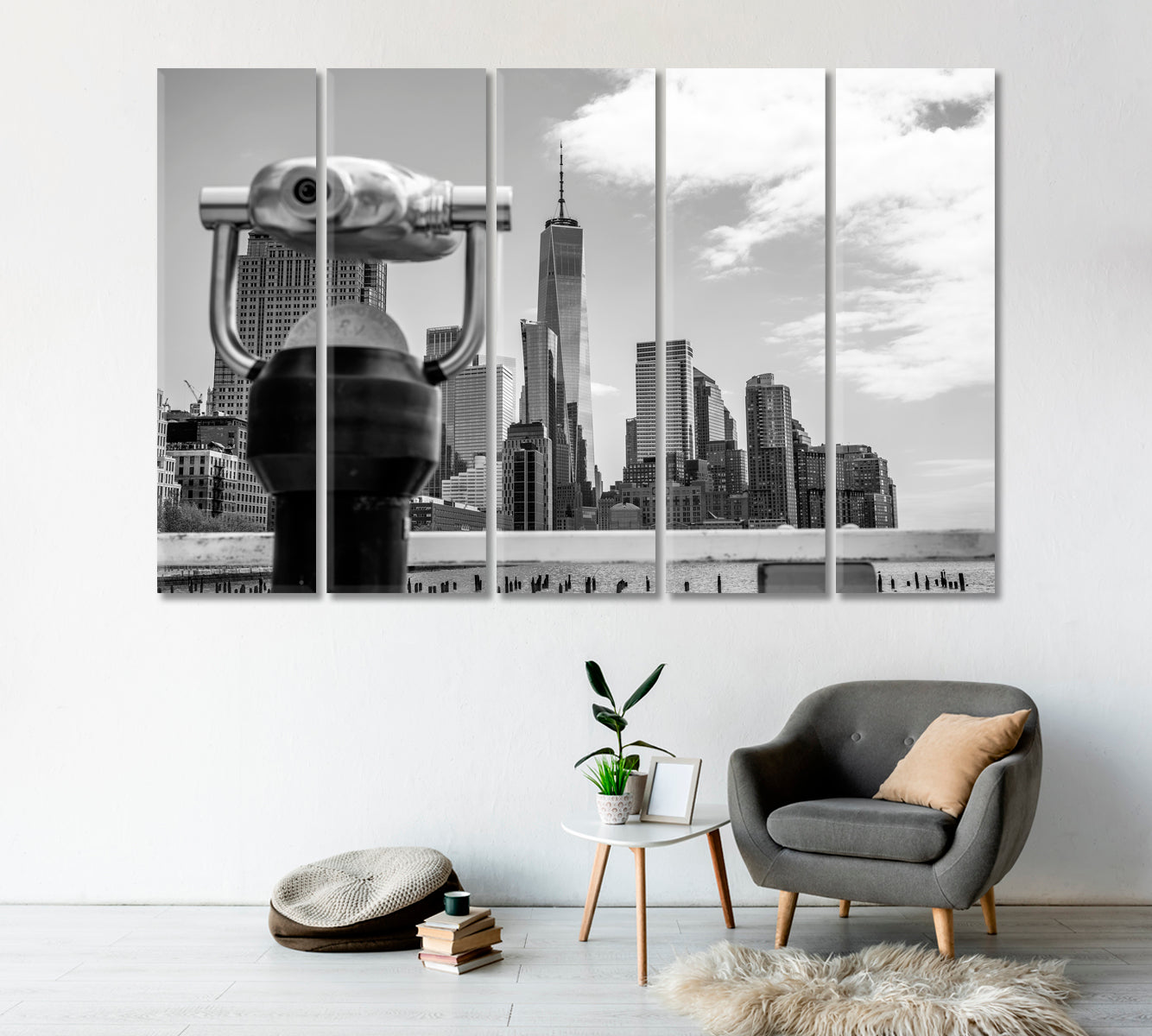 Sydney Harbour Bridge in Black and White Canvas Print-Canvas Print-CetArt-1 Panel-24x16 inches-CetArt