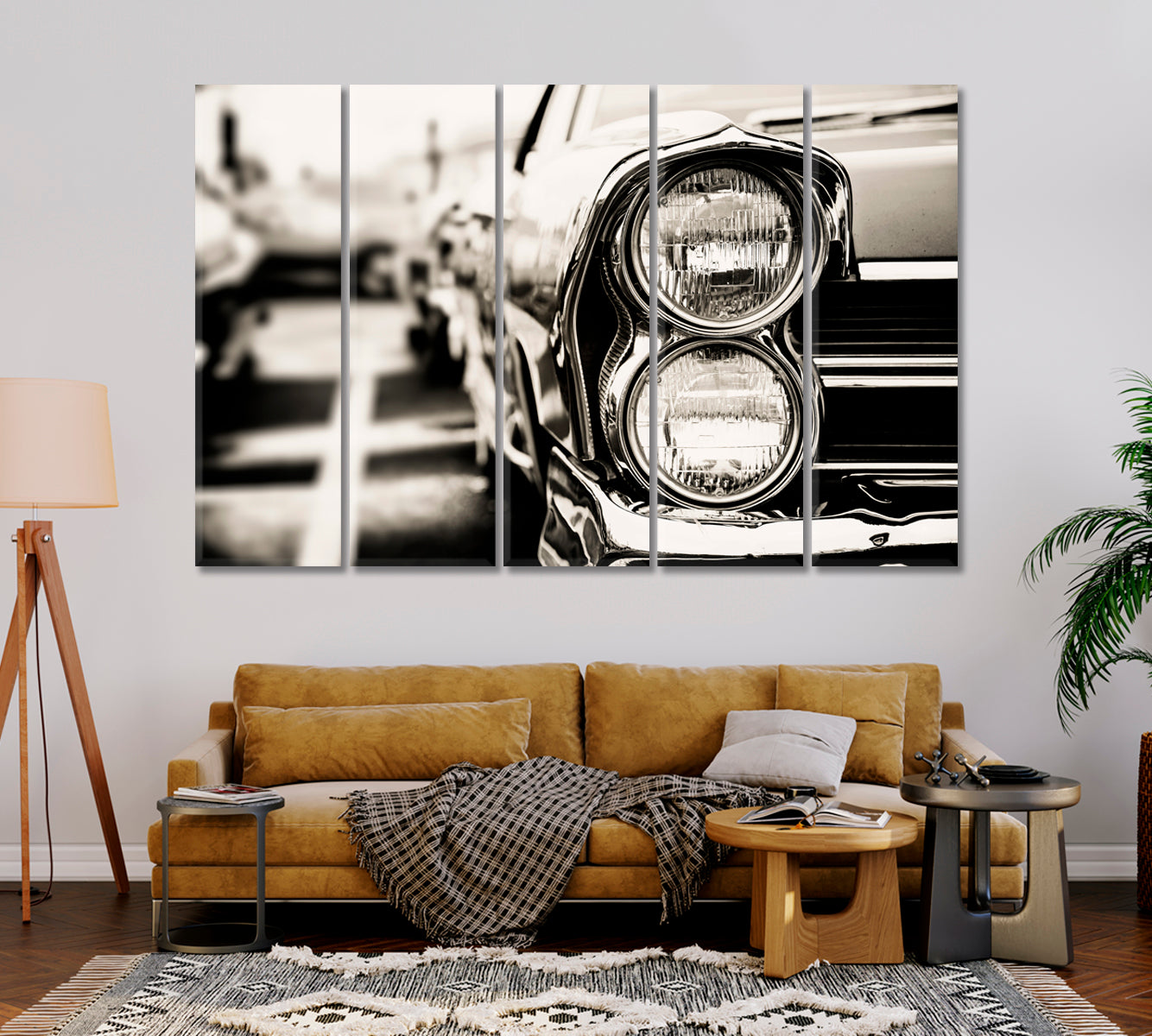 Classic Car Canvas Print-Canvas Print-CetArt-1 Panel-24x16 inches-CetArt