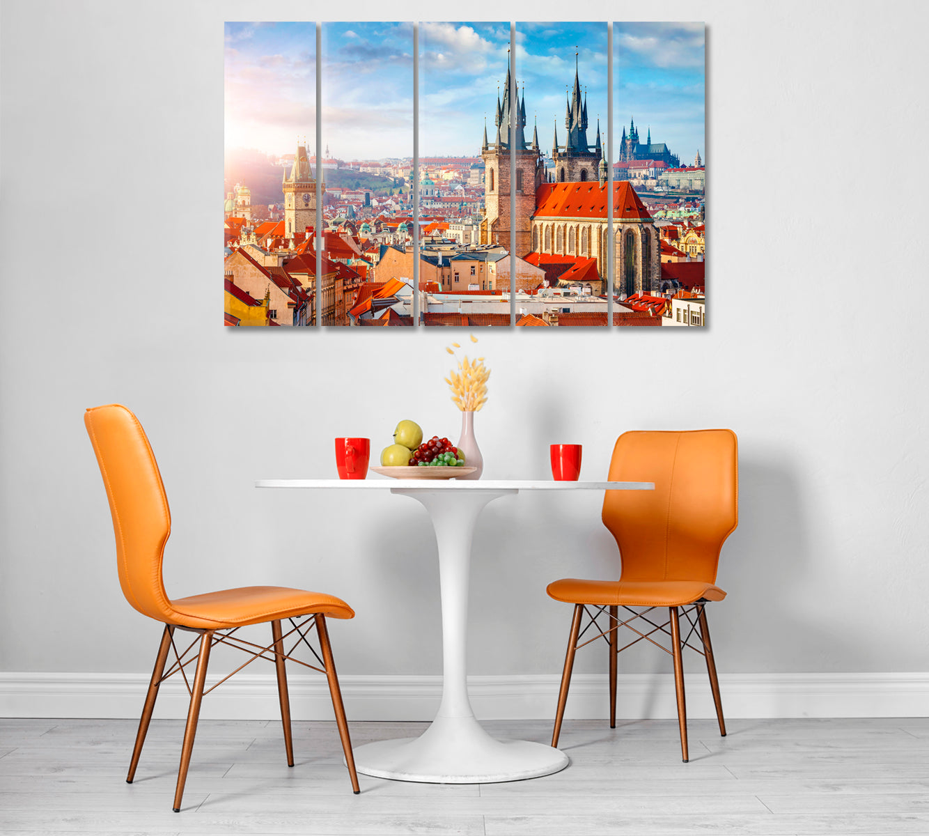 Tyn Church Prague Czech Republic Canvas Print-Canvas Print-CetArt-1 Panel-24x16 inches-CetArt