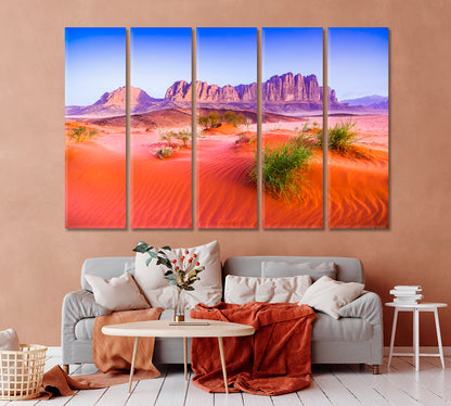 Al Qattara Mountain in Valley of the Moon Arabia Desert Canvas Print-Canvas Print-CetArt-1 Panel-24x16 inches-CetArt