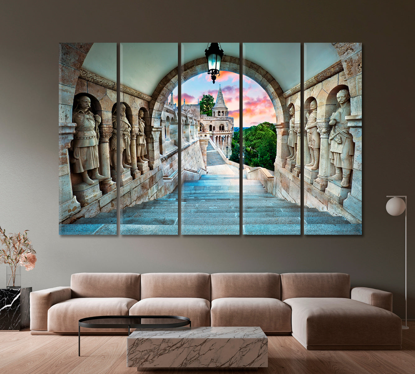 Fisherman's Bastion Hungary Canvas Print-Canvas Print-CetArt-1 Panel-24x16 inches-CetArt