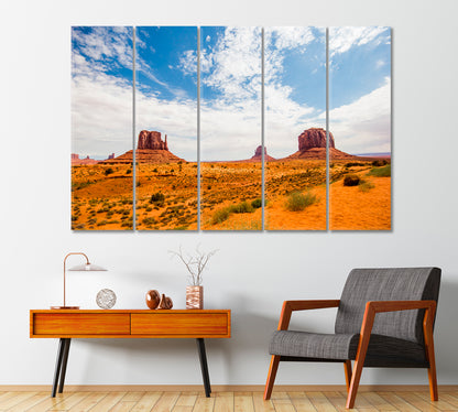 Monument Valley Navajo Tribal Park USA Canvas Print-Canvas Print-CetArt-1 Panel-24x16 inches-CetArt