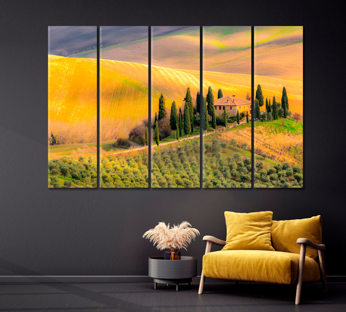 Tuscany Italy Canvas Print-Canvas Print-CetArt-1 Panel-24x16 inches-CetArt