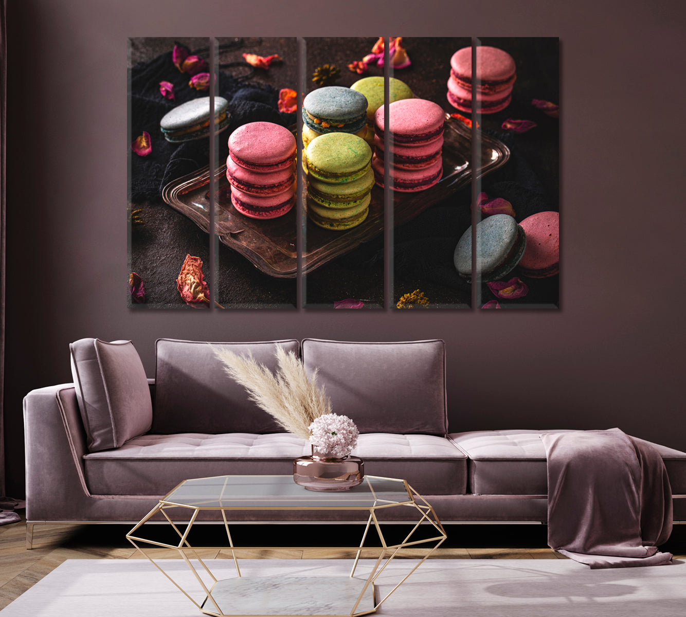 Macaron Cookies Canvas Print-Canvas Print-CetArt-1 Panel-24x16 inches-CetArt