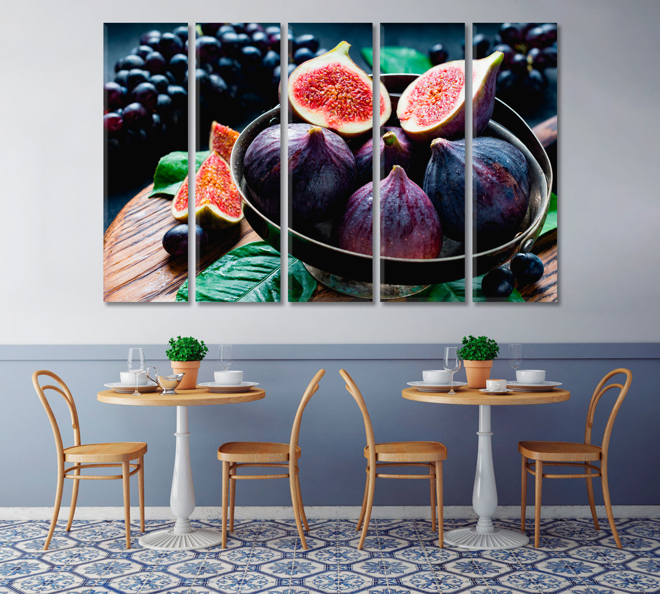 Fresh Figs Canvas Print-Canvas Print-CetArt-1 Panel-24x16 inches-CetArt