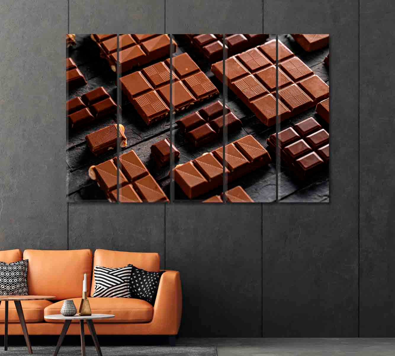 Tasty Milk Chocolate Canvas Print-Canvas Print-CetArt-1 Panel-24x16 inches-CetArt