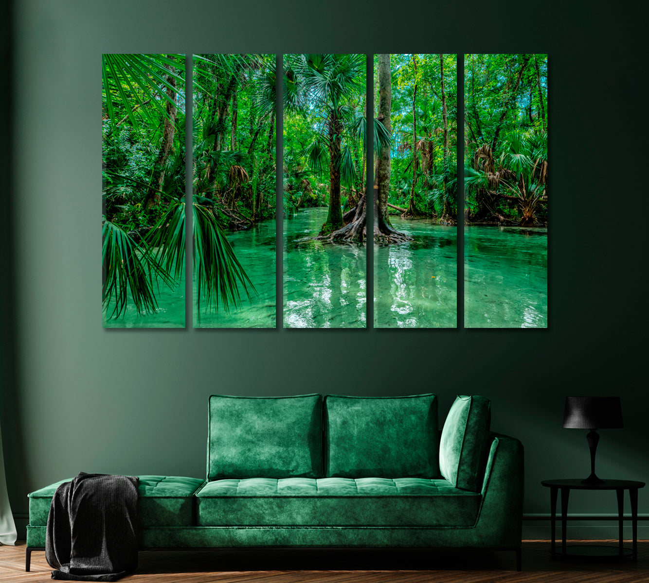 Kelly Park Trees Florida Canvas Print-Canvas Print-CetArt-1 Panel-24x16 inches-CetArt