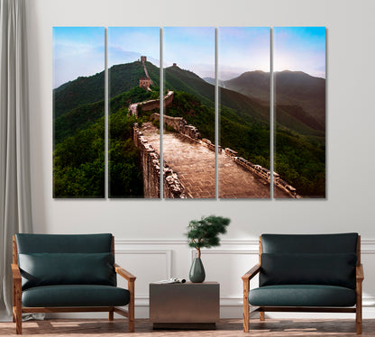 The Great Wall of China Canvas Print-Canvas Print-CetArt-1 Panel-24x16 inches-CetArt