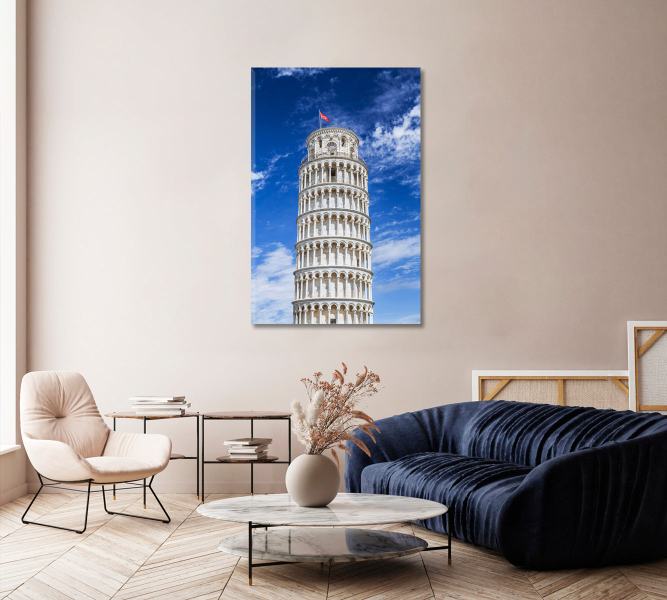 Leaning Tower of Pisa Tuscany Italy Canvas Print-Canvas Print-CetArt-1 panel-16x24 inches-CetArt