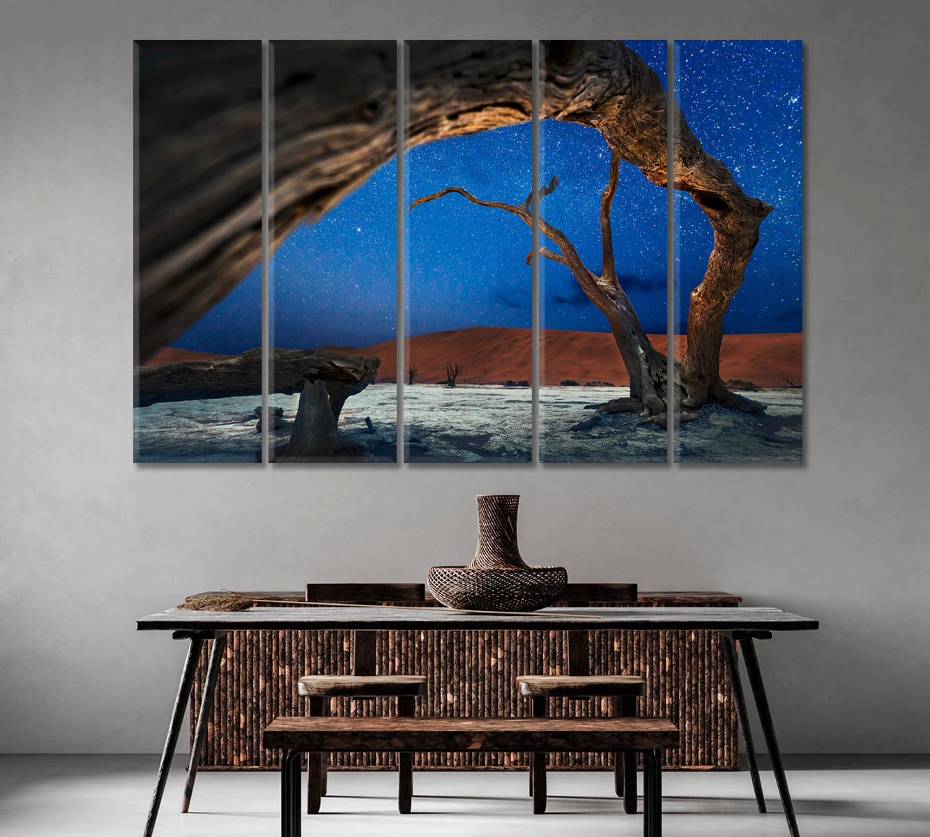 Sossusvlei Red Dunes of Namibia Canvas Print-Canvas Print-CetArt-1 Panel-24x16 inches-CetArt