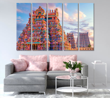 Sri Ranganathaswamy Temple Srirangam India Canvas Print-Canvas Print-CetArt-1 Panel-24x16 inches-CetArt