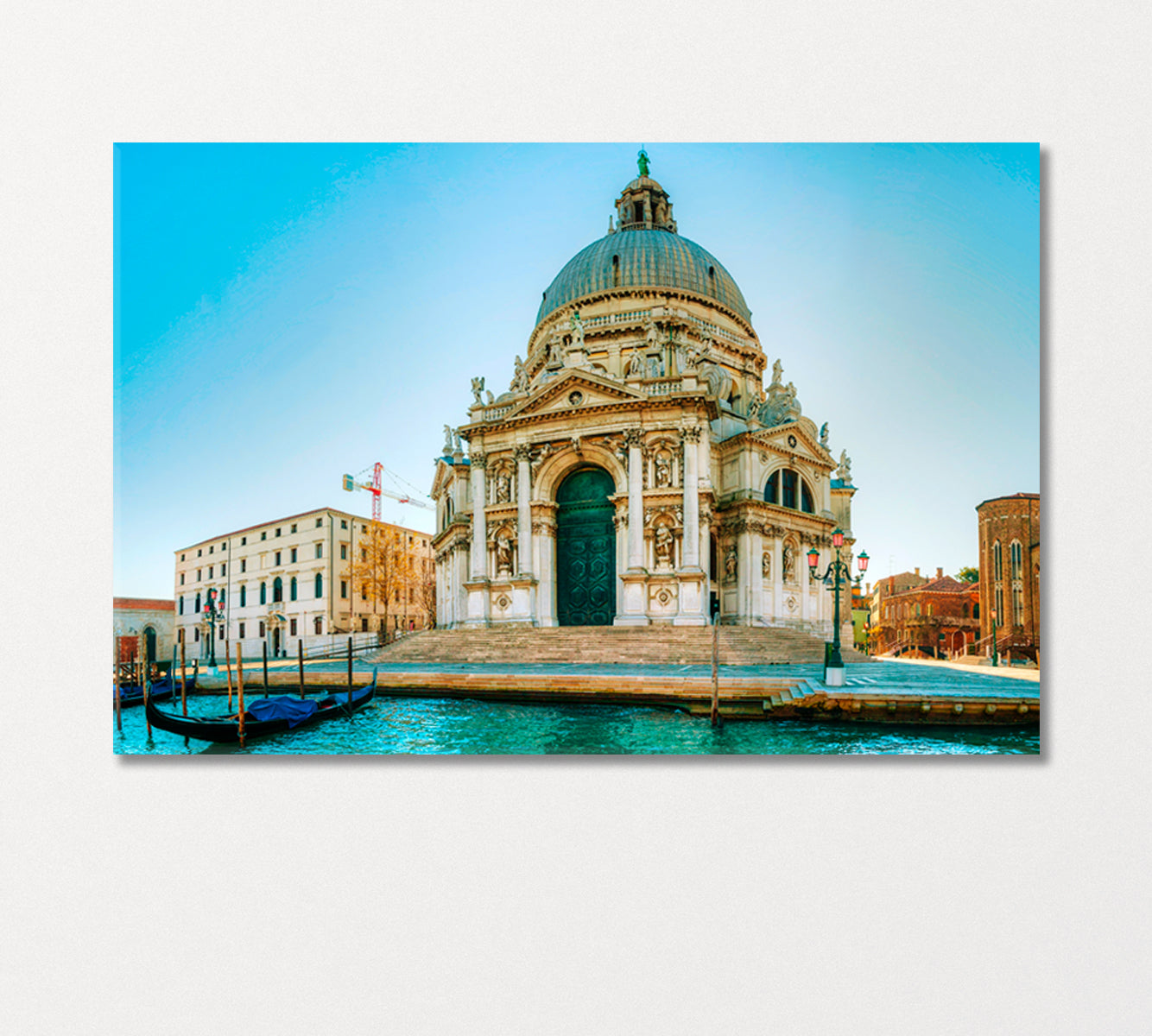 Church of Santa Maria Della Salute Venice Italy Canvas Print-Canvas Print-CetArt-1 Panel-24x16 inches-CetArt