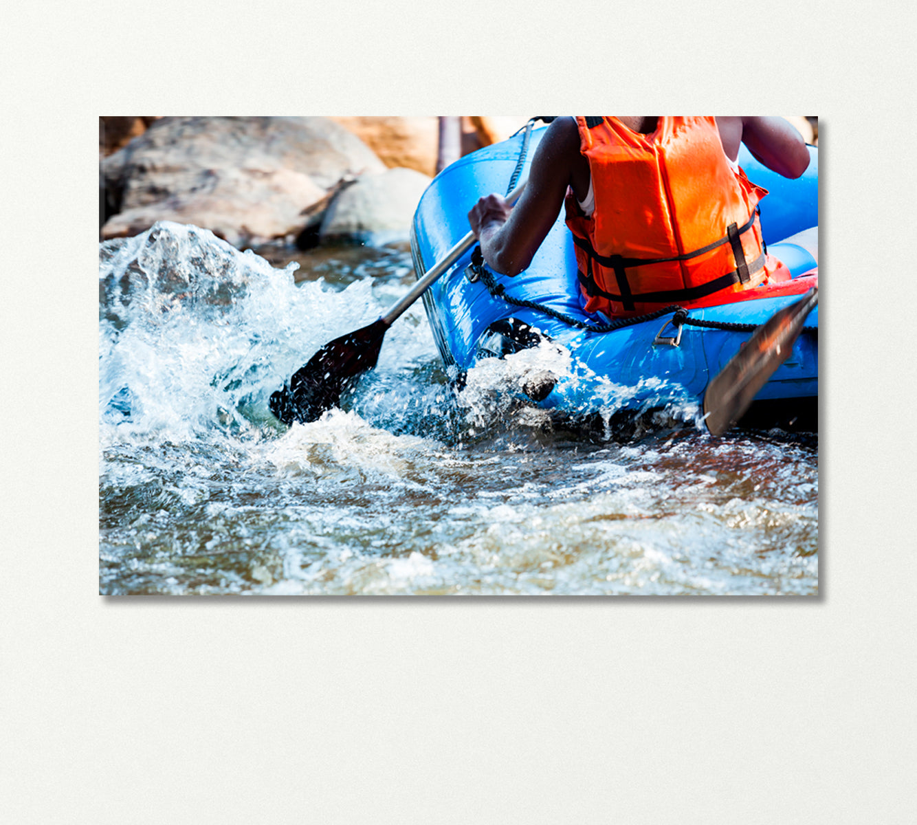 Rafting Canvas Print-Canvas Print-CetArt-1 Panel-24x16 inches-CetArt