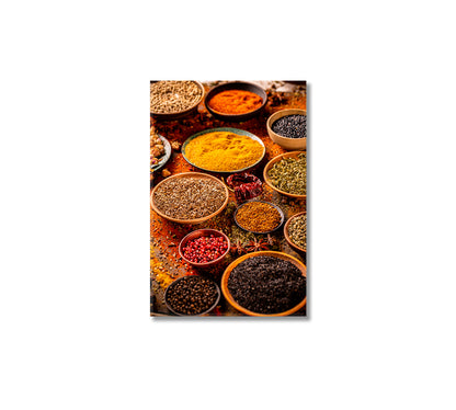 Colorful Spices Canvas Print-Canvas Print-CetArt-1 panel-16x24 inches-CetArt