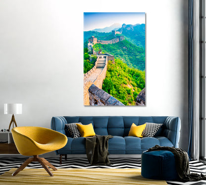 Great Wall of China Canvas Print-Canvas Print-CetArt-1 panel-16x24 inches-CetArt