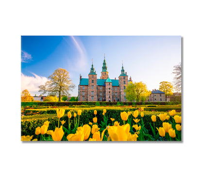 Rosenborg Castle Copenhagen Denmark Canvas Print-Canvas Print-CetArt-1 Panel-24x16 inches-CetArt