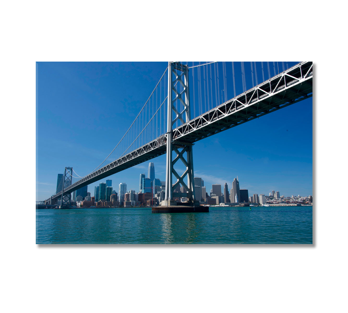 Golden Gate Bridge over San Francisco Bay Canvas Print-Canvas Print-CetArt-1 Panel-24x16 inches-CetArt