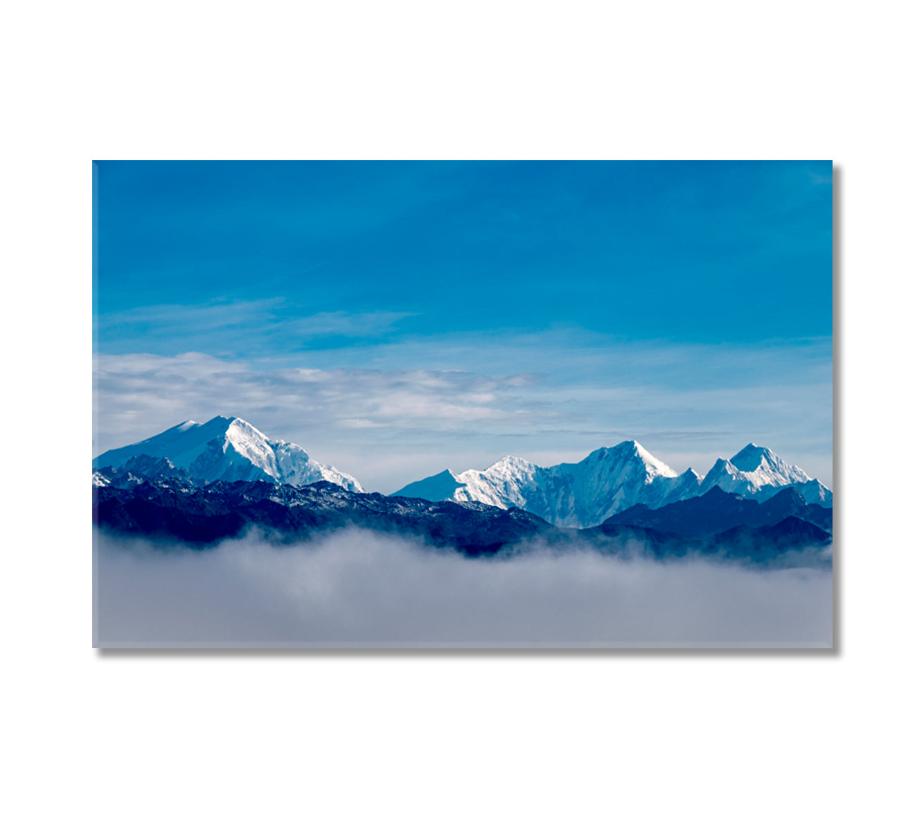 Himalayas Mountains Landscape Canvas Print-Canvas Print-CetArt-1 Panel-24x16 inches-CetArt