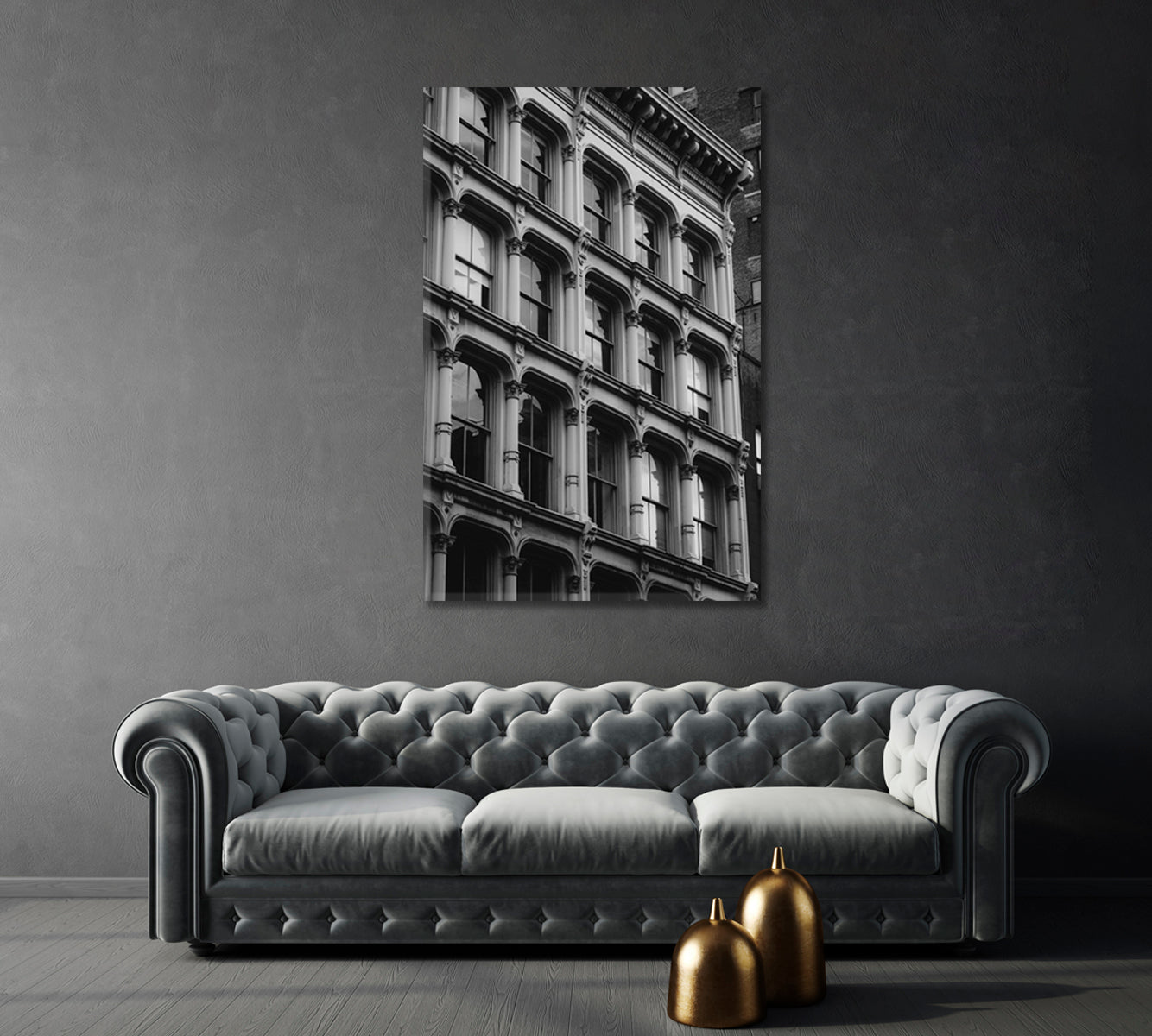 Architecture Soho Manhattan New York City Canvas Print-Canvas Print-CetArt-1 panel-16x24 inches-CetArt