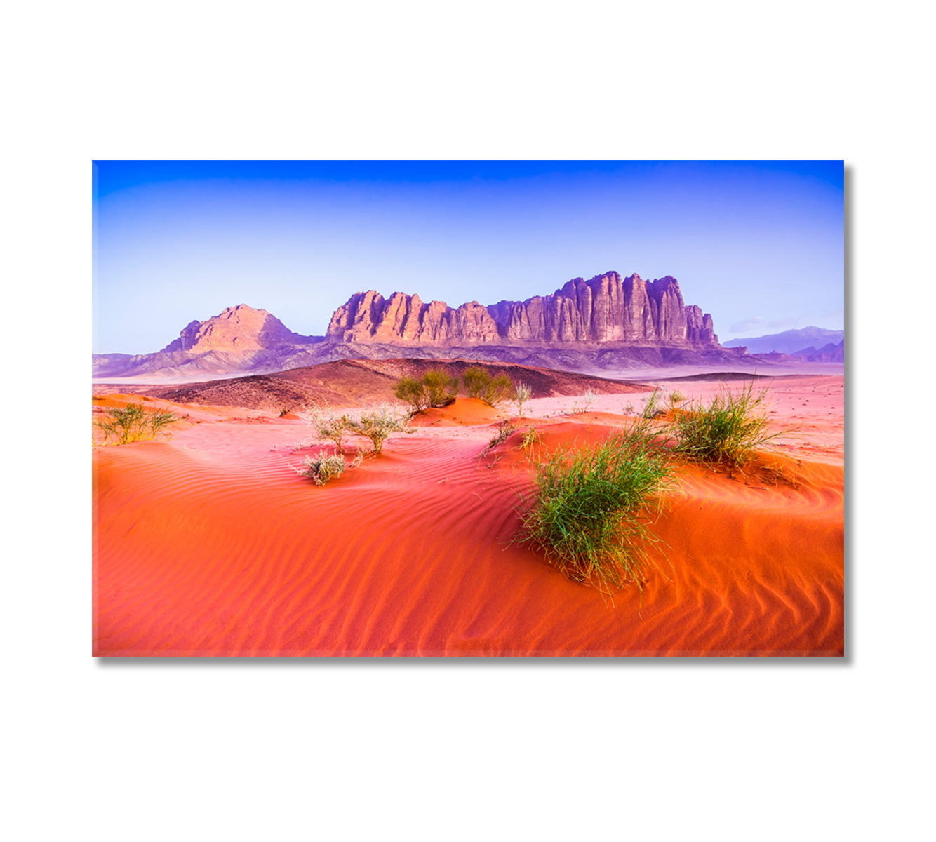 Al Qattara Mountain in Valley of the Moon Arabia Desert Canvas Print-Canvas Print-CetArt-1 Panel-24x16 inches-CetArt