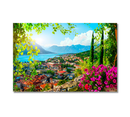 Boka Kotor Bay Montenegro Canvas Print-Canvas Print-CetArt-1 Panel-24x16 inches-CetArt