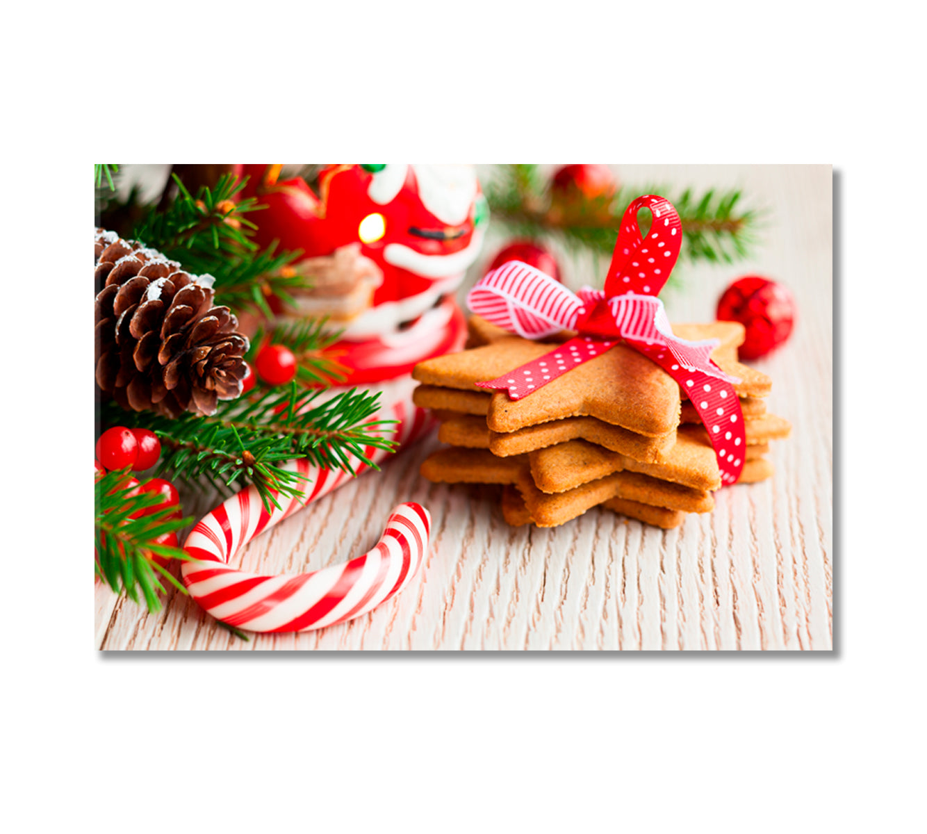 Christmas Cookies Canvas Print-Canvas Print-CetArt-1 Panel-24x16 inches-CetArt