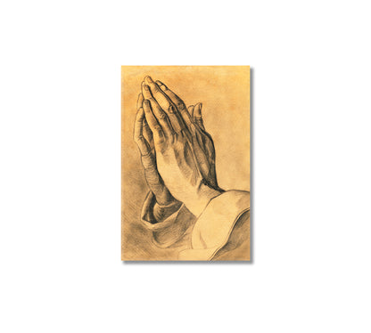 Praying Hands Canvas Print-Canvas Print-CetArt-1 panel-16x24 inches-CetArt