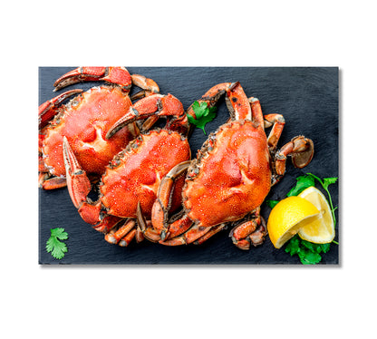 Crabs Canvas Print-Canvas Print-CetArt-1 Panel-24x16 inches-CetArt