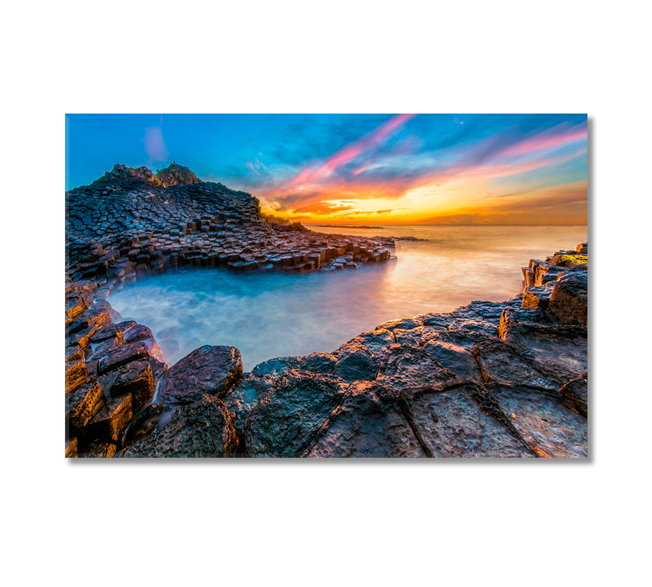 Beautiful Beach Ganh Da Dia in Phu Yen Vietnam Canvas Print-Canvas Print-CetArt-1 Panel-24x16 inches-CetArt