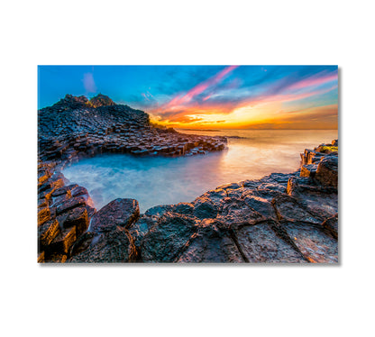 Beautiful Beach Ganh Da Dia in Phu Yen Vietnam Canvas Print-Canvas Print-CetArt-1 Panel-24x16 inches-CetArt