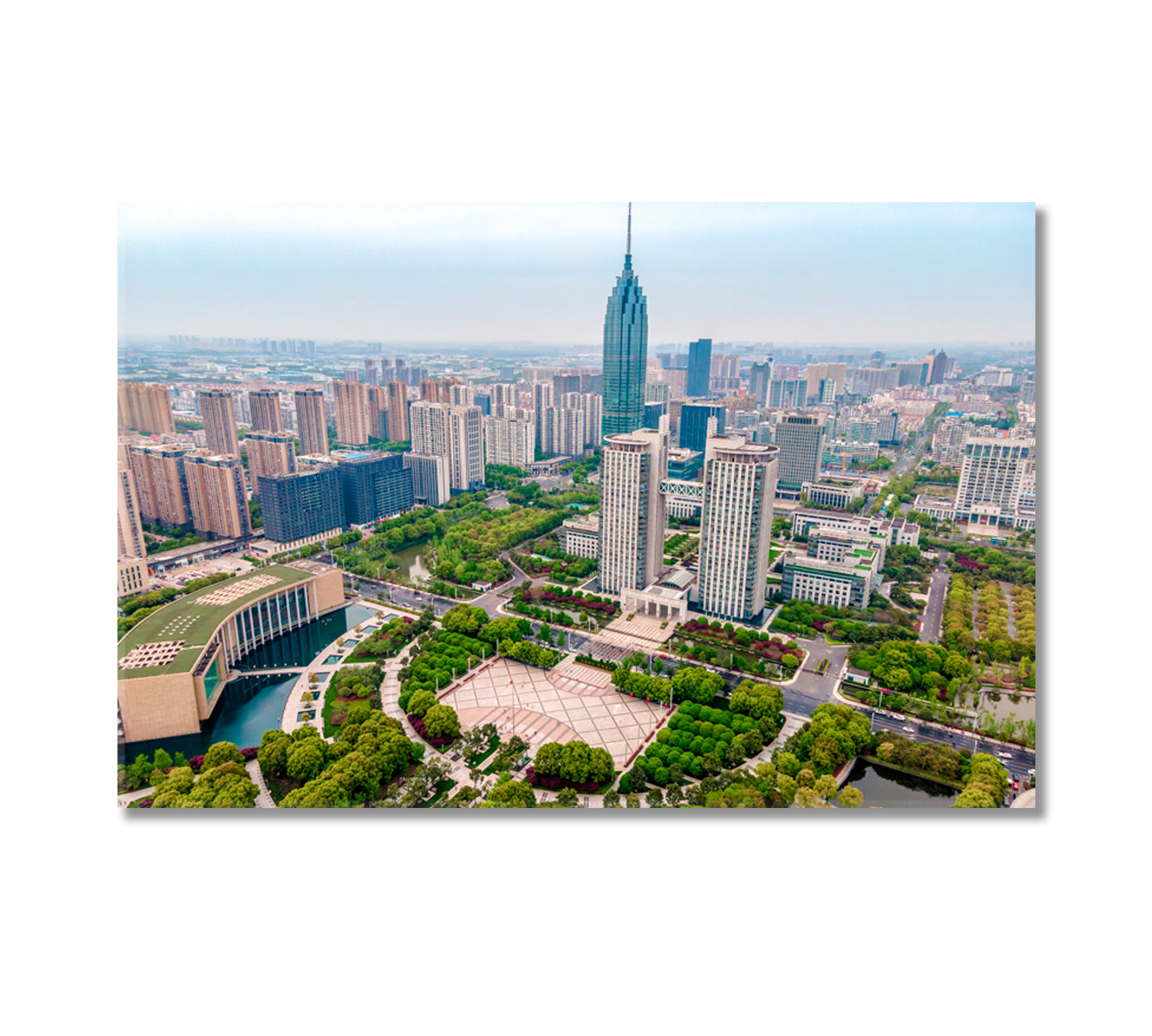 Changzhou Xintiandi Park Canvas Print-Canvas Print-CetArt-1 Panel-24x16 inches-CetArt