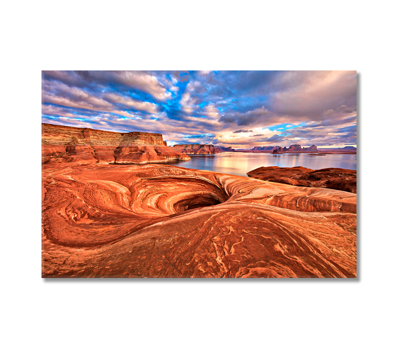 Lake Powell Arizona Canvas Print-Canvas Print-CetArt-1 Panel-24x16 inches-CetArt