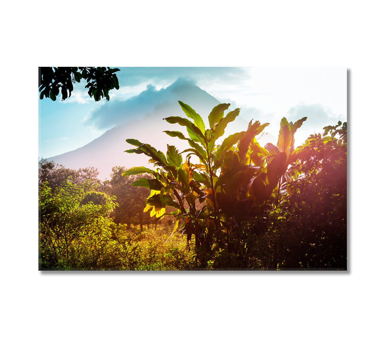 Picturesque Arenal Volcano Costa Rica Central America Canvas Print-Canvas Print-CetArt-1 Panel-24x16 inches-CetArt