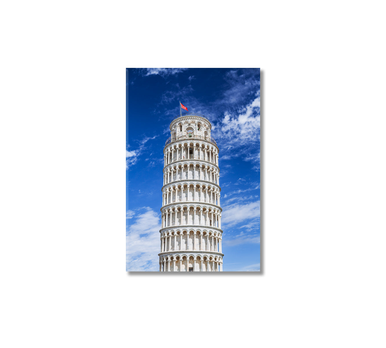 Leaning Tower of Pisa Tuscany Italy Canvas Print-Canvas Print-CetArt-1 panel-16x24 inches-CetArt