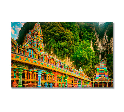 Batu Caves Malaysia Canvas Print-Canvas Print-CetArt-1 Panel-24x16 inches-CetArt