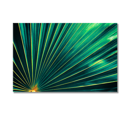 Tropical Palm Leaves Canvas Print-Canvas Print-CetArt-1 Panel-24x16 inches-CetArt