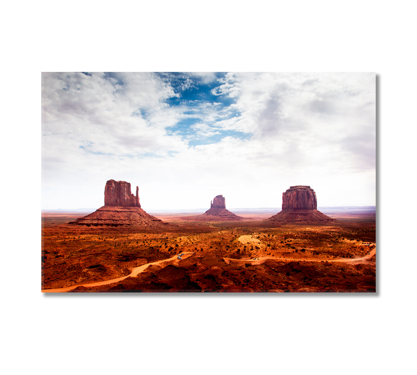 Monument Valley Navajo Tribal Park Desert USA Canvas Print-Canvas Print-CetArt-1 Panel-24x16 inches-CetArt