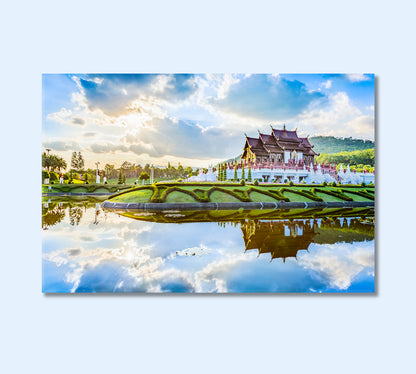 Royal Park Rajapruek Chiang Mai Thailand Canvas Print-Canvas Print-CetArt-1 Panel-24x16 inches-CetArt