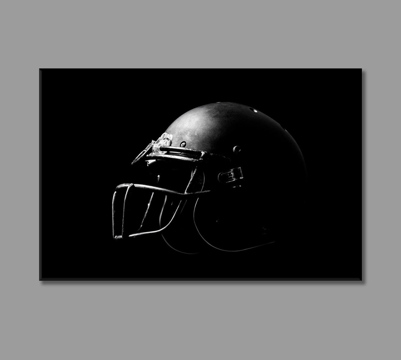 American Football Helmet Canvas Print-Canvas Print-CetArt-1 Panel-24x16 inches-CetArt