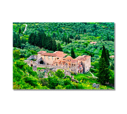 Saint Dimitrios Orthodox Metropolis at Mystras Greece Canvas Print-Canvas Print-CetArt-1 Panel-24x16 inches-CetArt