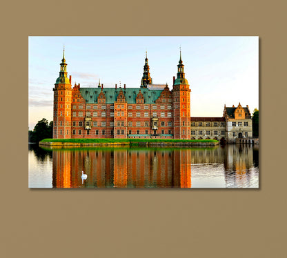 Frederiksborg Castle Denmark Canvas Print-Canvas Print-CetArt-1 Panel-24x16 inches-CetArt