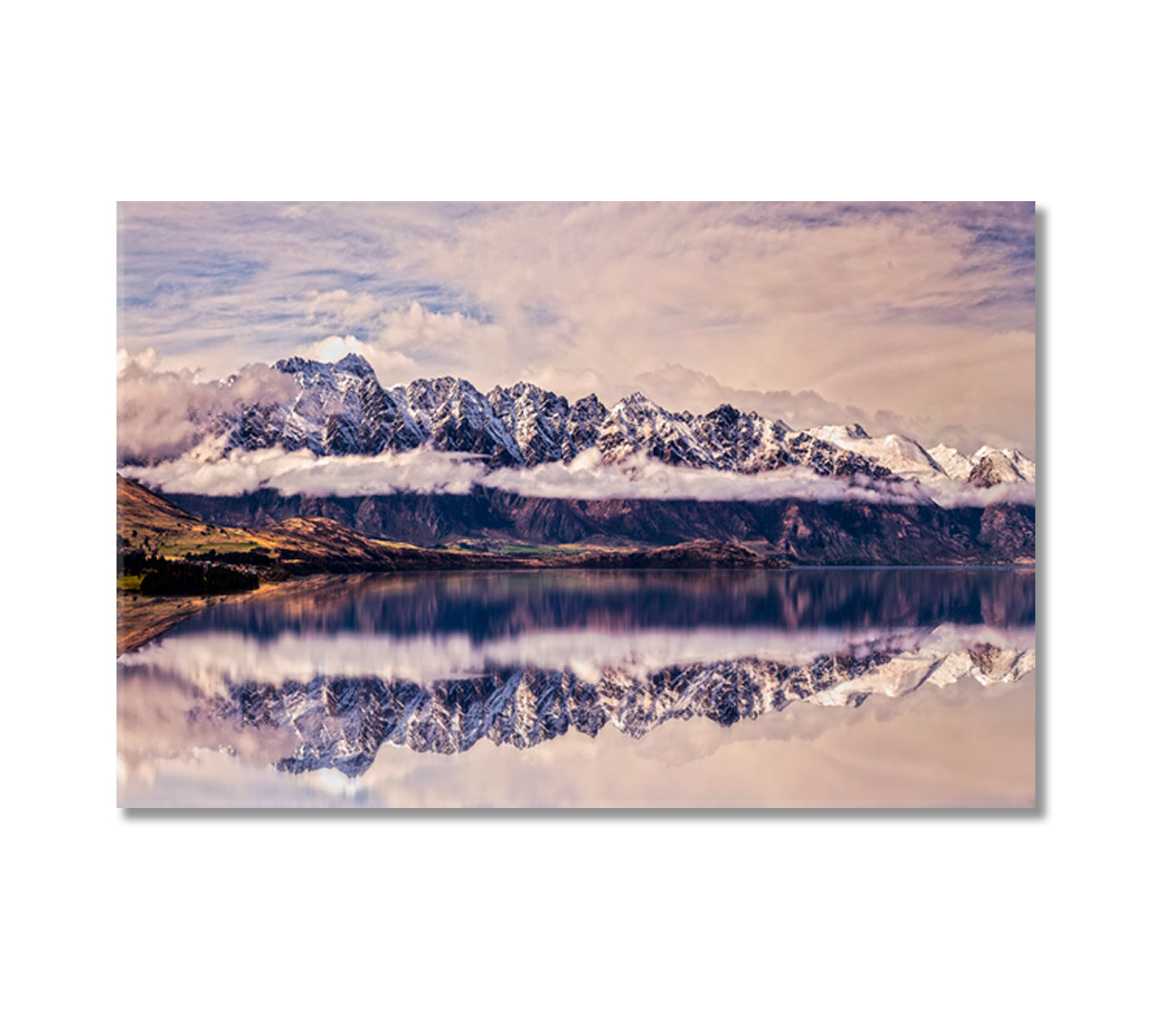 Remarkables Queenstown New Zealand Canvas Print-Canvas Print-CetArt-1 Panel-24x16 inches-CetArt