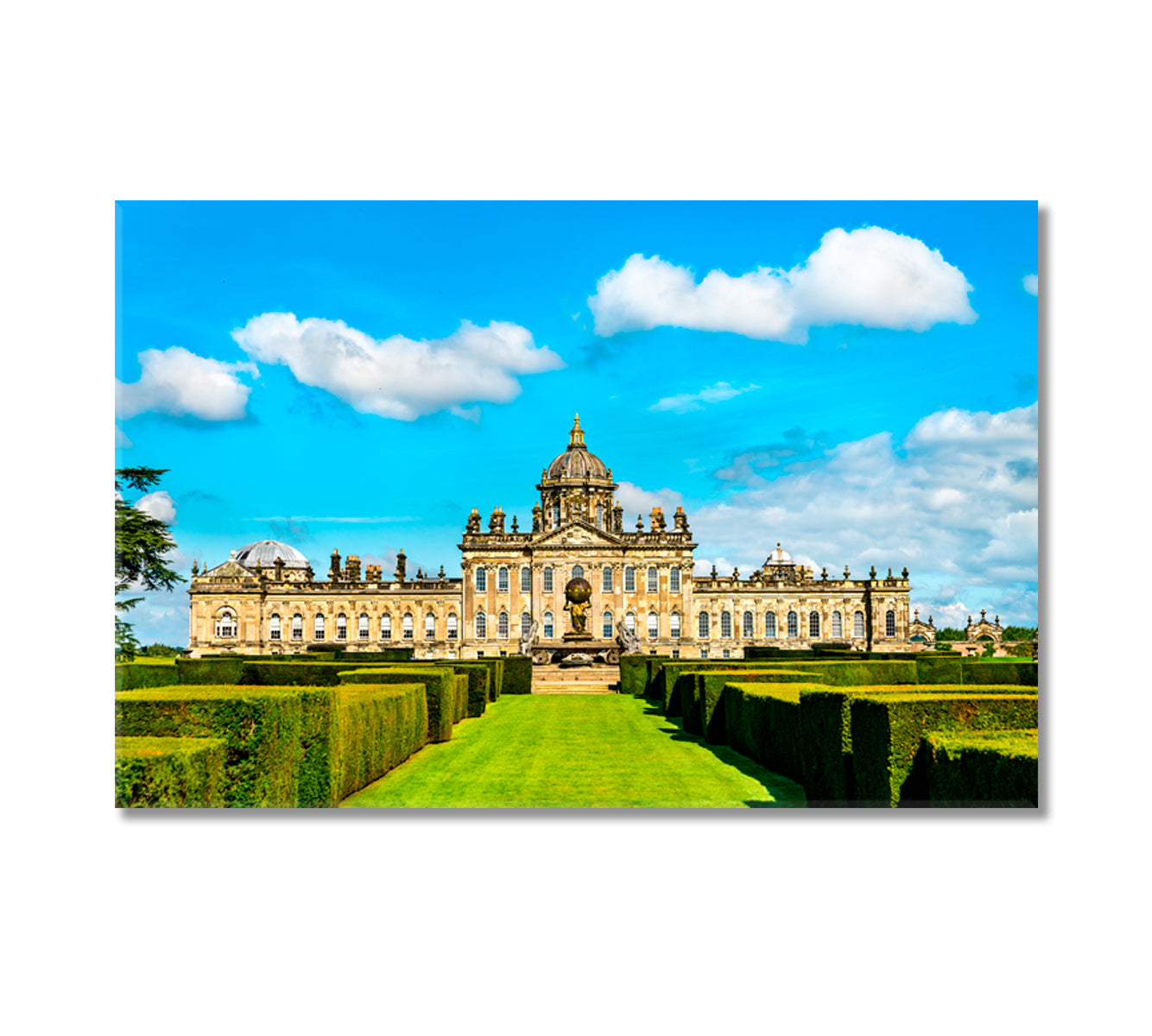 Castle Howard in North Yorkshire England UK Canvas Print-Canvas Print-CetArt-1 Panel-24x16 inches-CetArt