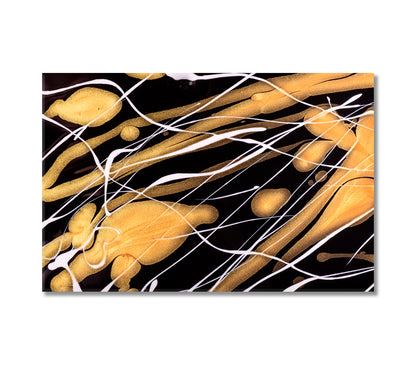 Abstract Fluid Wavy Pattern Canvas Print-Canvas Print-CetArt-1 Panel-24x16 inches-CetArt