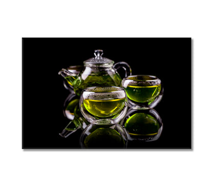 Fresh Green Tea Canvas Print-Canvas Print-CetArt-1 Panel-24x16 inches-CetArt