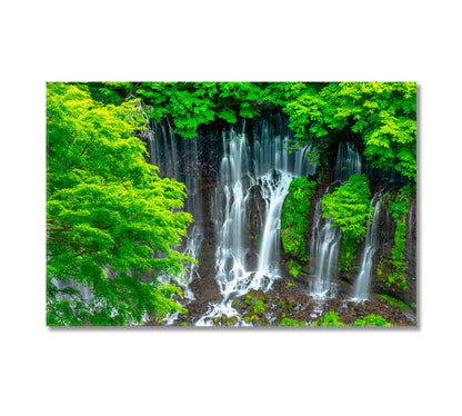 Shiraito Waterfall Japan Canvas Print-Canvas Print-CetArt-1 Panel-24x16 inches-CetArt