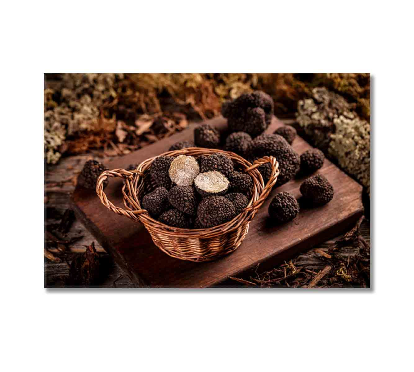 Black Truffles Canvas Print-Canvas Print-CetArt-1 Panel-24x16 inches-CetArt